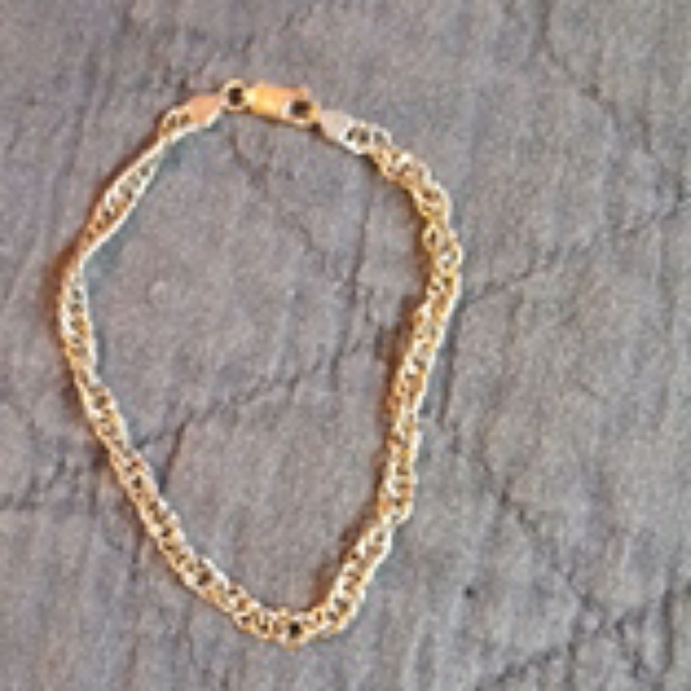 Solid sterling singapore bracelet 5mm